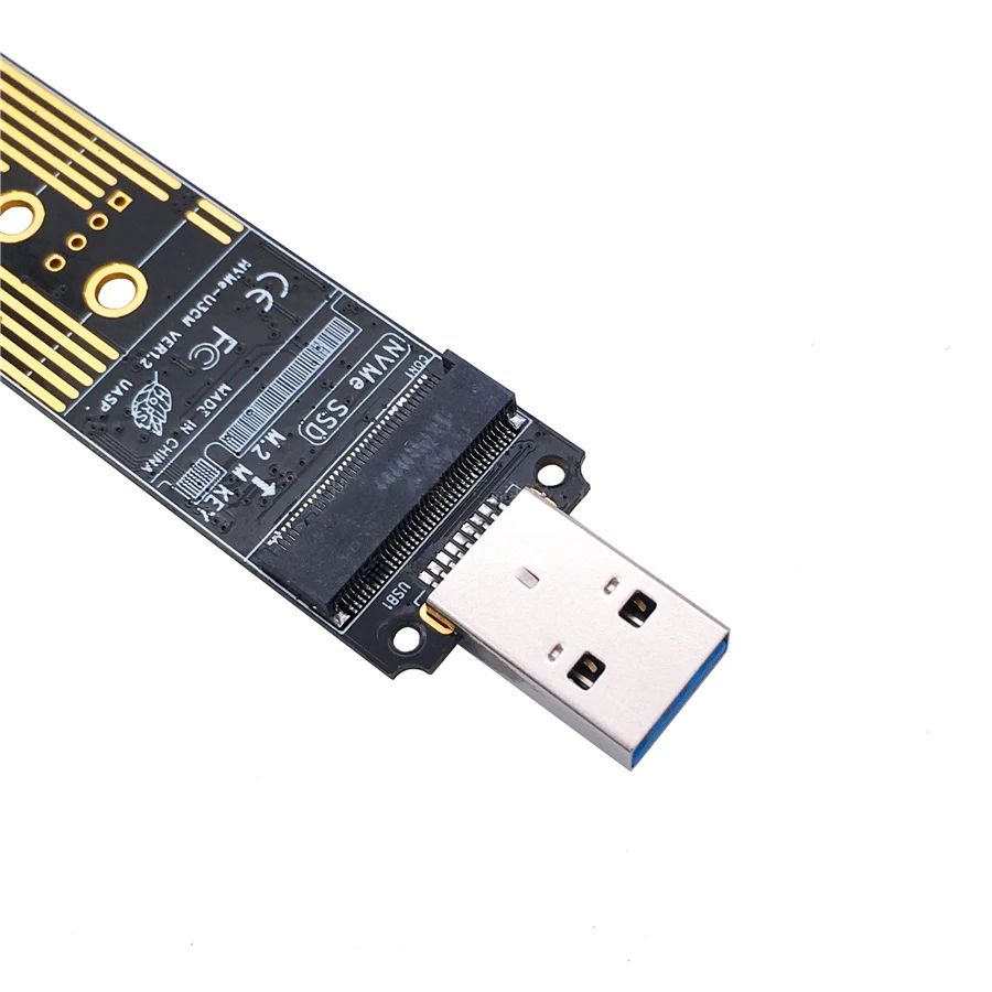 Адаптер M2 NVME SSD-USB 3 1 PCI-E-USB A 0 карта внутреннего преобразователя 10 Гбит/с M.2 USB3.1 Gen 2