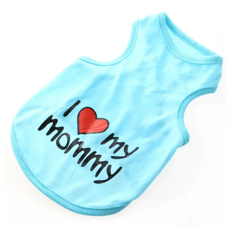 Промо-акция! Модная крутая одежда Lover жилет футболка для щенка собаки кошки-синий