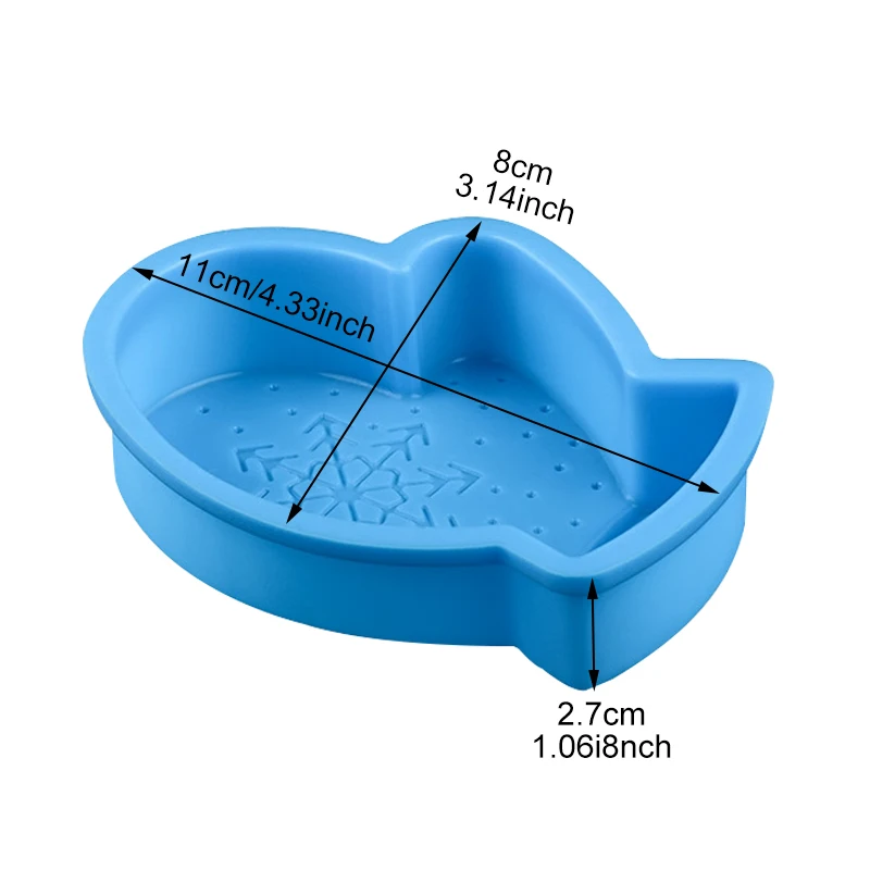 Перчатки снежинки Рождественские силиконовые формы для торта выпечки