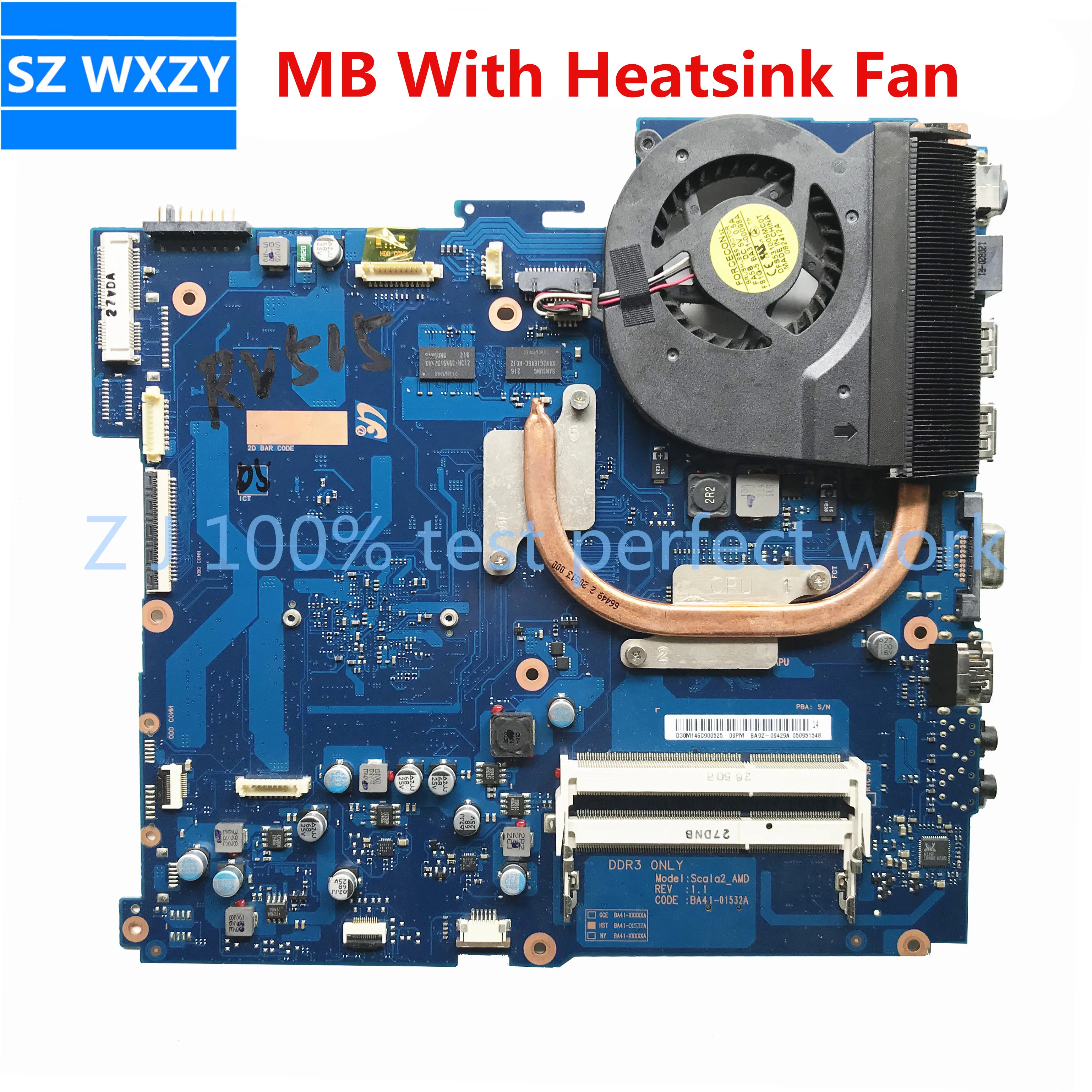 Для Samsung RV515 Материнская плата ноутбука с E 450 процессор BA92 09429A BA41 01534A HD 6470 м/1 ГБ DDR3