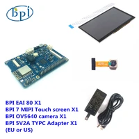 banana pi bpi eai 80 board 7 inch touch screen ov5640 camera module adapter kit