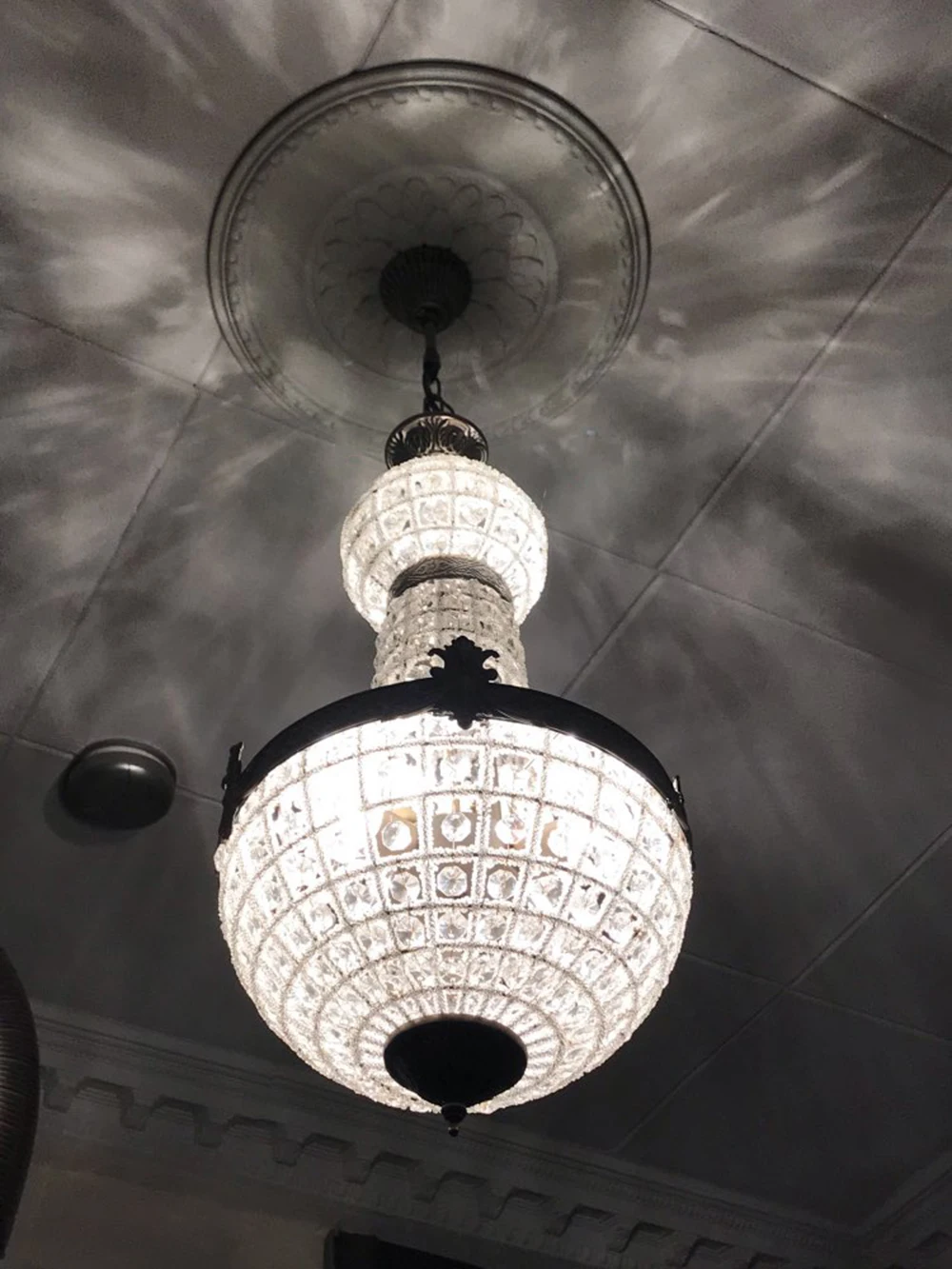 

Retro Europe Art deco Glass Crystal LED Lamp Modern Empire Chandelier 2 sizes Lustres Lights G9 For parlor bedroom lobby hotel