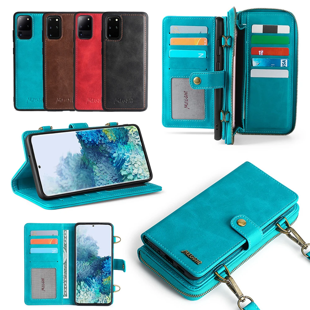 

MEGSHI-020 Separate Detachable wallet Leather phone case for LG ltylo5 ltylo6 ltylo7 5g