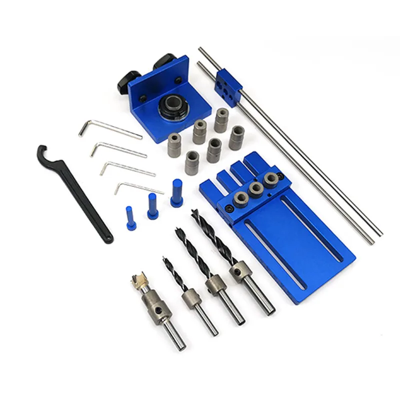 3 в 1 деревообрабатывающий инструмент шаблон для сверления DIY Joinery высокой