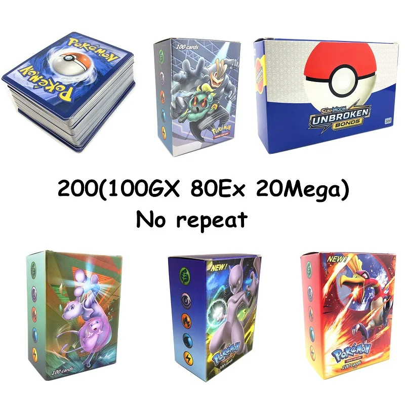 240 шт держатель Pokemones альбом для коллекции карт Pokemones и некоторые варианты GX MEGA EX card - Цвет: 200(100GX80EX20MEGA)