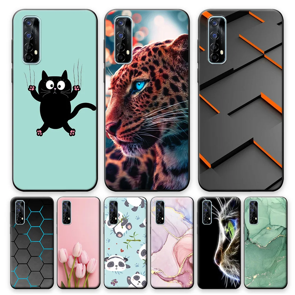case for realme 7 case realme 7 pro animal style phone shell for oppo realme 7 soft silicone tpu back cover for oppo realme7 cat free global shipping