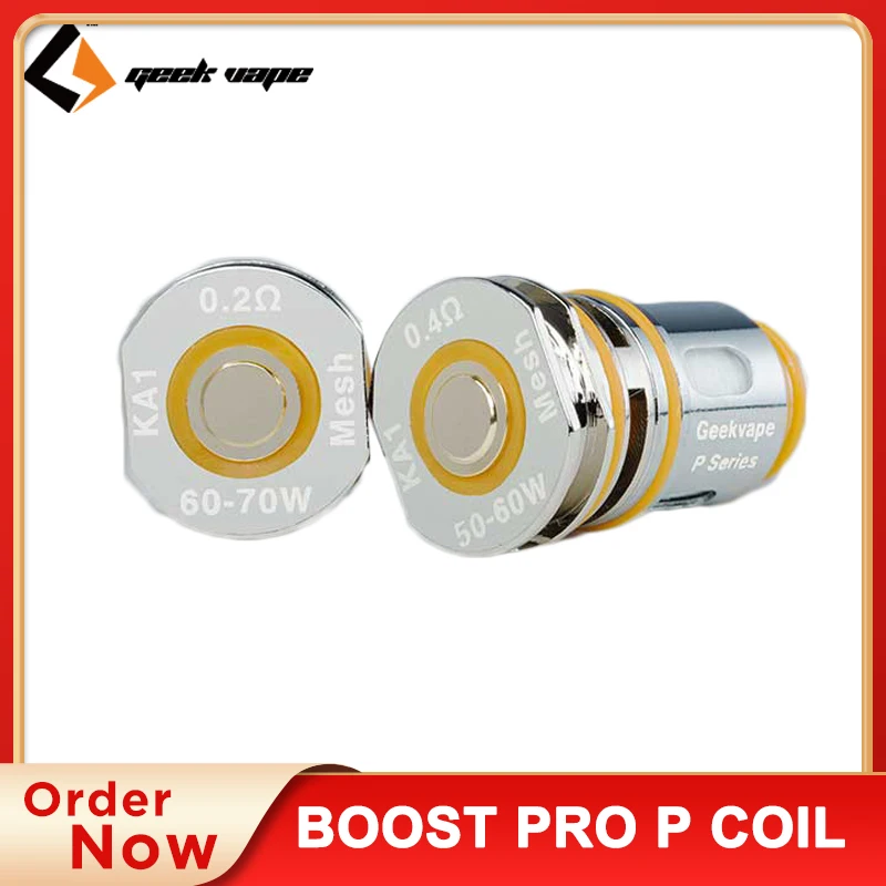 

5pcs/lot Newest GeekVape P Series Coil 0.2ohm/0.4ohm Replacement Coil For Geekvape Aegis Boost Pro Pod Cartridge Vape Kit