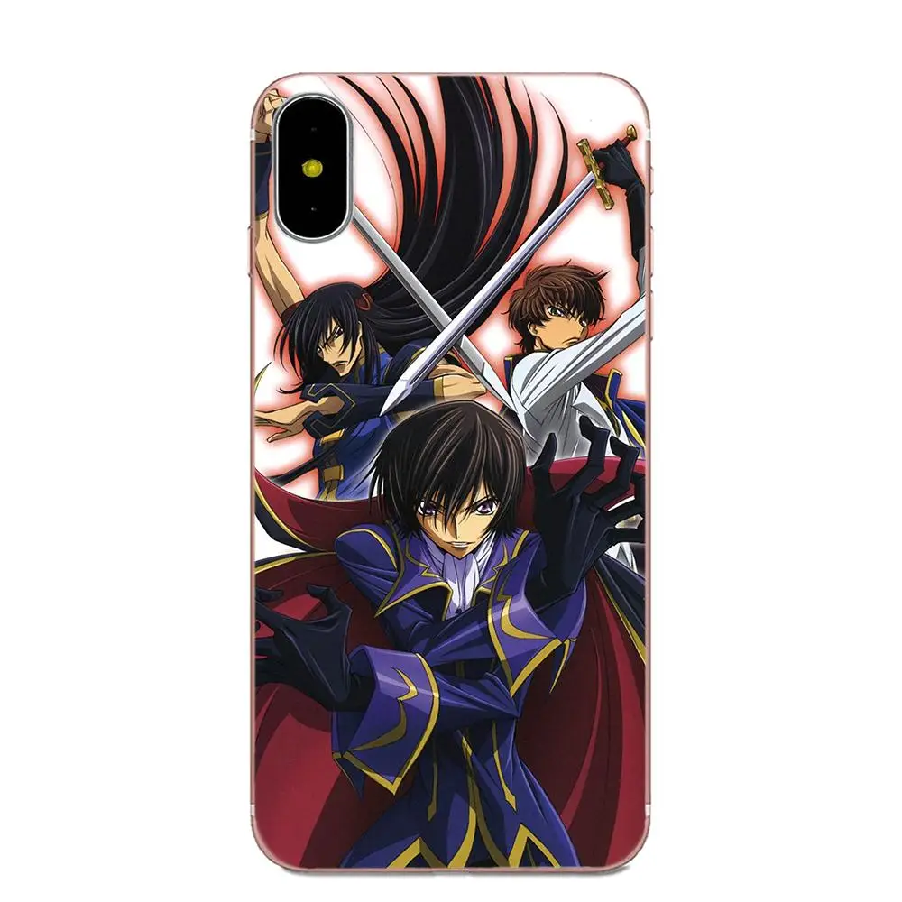 Мягкий ТПУ Гибридный аниме код Geass Letouch для Sony Xperia Z Z1 Z2 Z3 Z4 Z5 compact Mini M2 M4 M5 T3 E3 E5 XA XA1 XZ