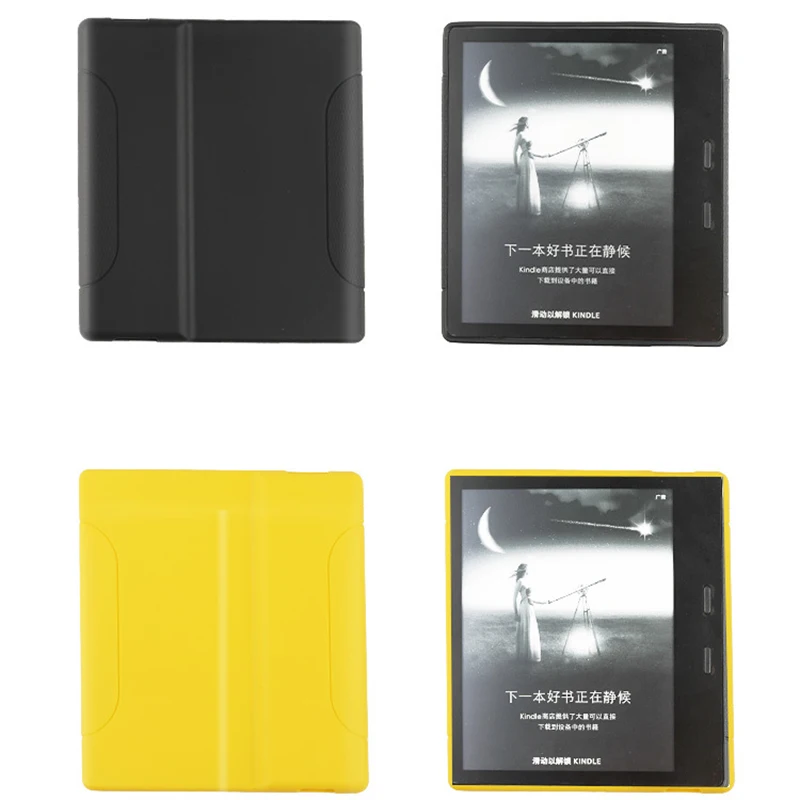 

Silicone Cover for Kindle Oasis 3 Protective Case Kindle Oasis 2 Electronic Paper Book Shockproof Reader Anti-collision Shell