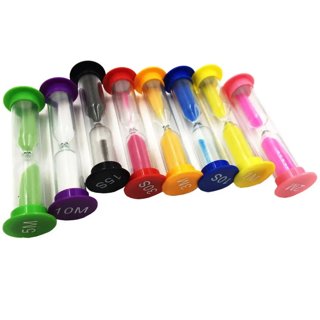

8X Hourglass Timer Sandglass Timer for Kitchen Living Room Home Office Desk