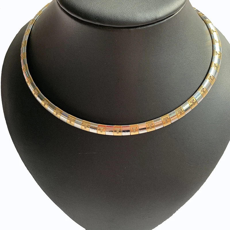 Ожерелье с надписью 8 мм для женщин чокер из нержавеющей стали ювелирные изделия