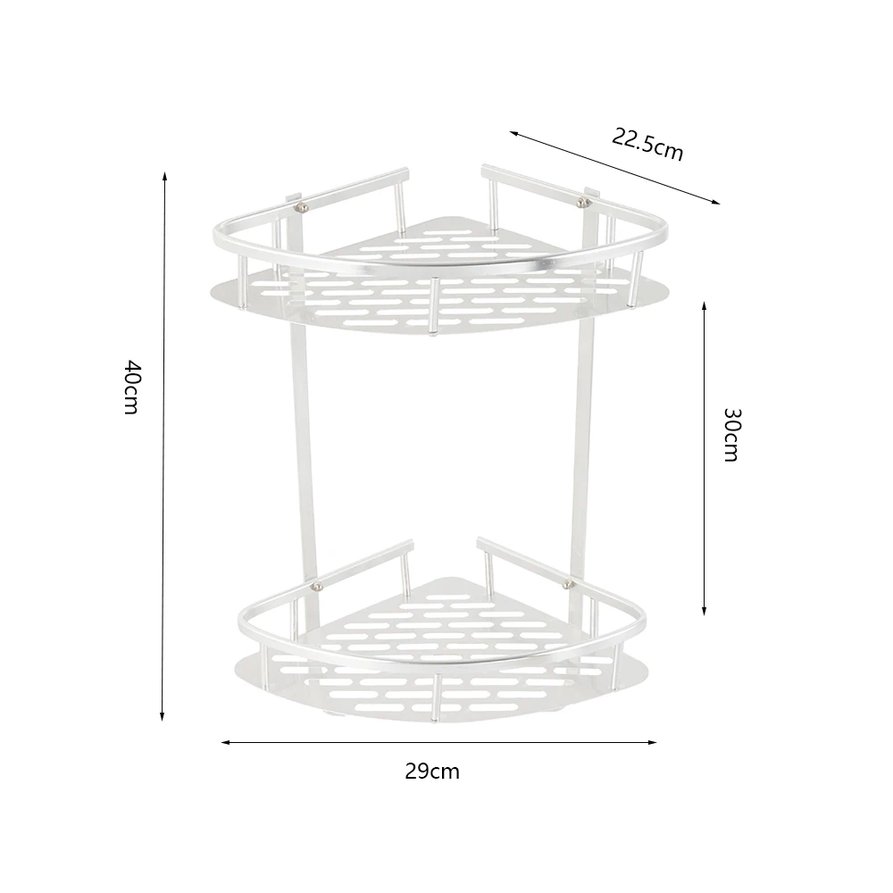Космическая алюминиевая угловая полка для ванной комнаты полки хранения шампуня