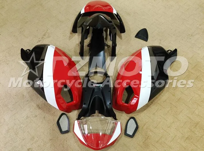 

New ABS Complete Motorcycle Fairings Kit Fit for Ducati 659 696 795 796 1100 Bodywork set Red white black