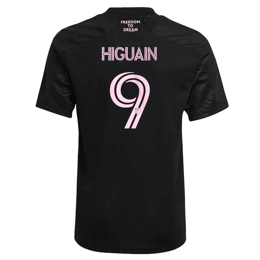 

Men's Inter Miami David Beckham Black Short Sleeve Top Quality Custom Name Number Breathable Send Fast mls Soccer Jerseys 2021