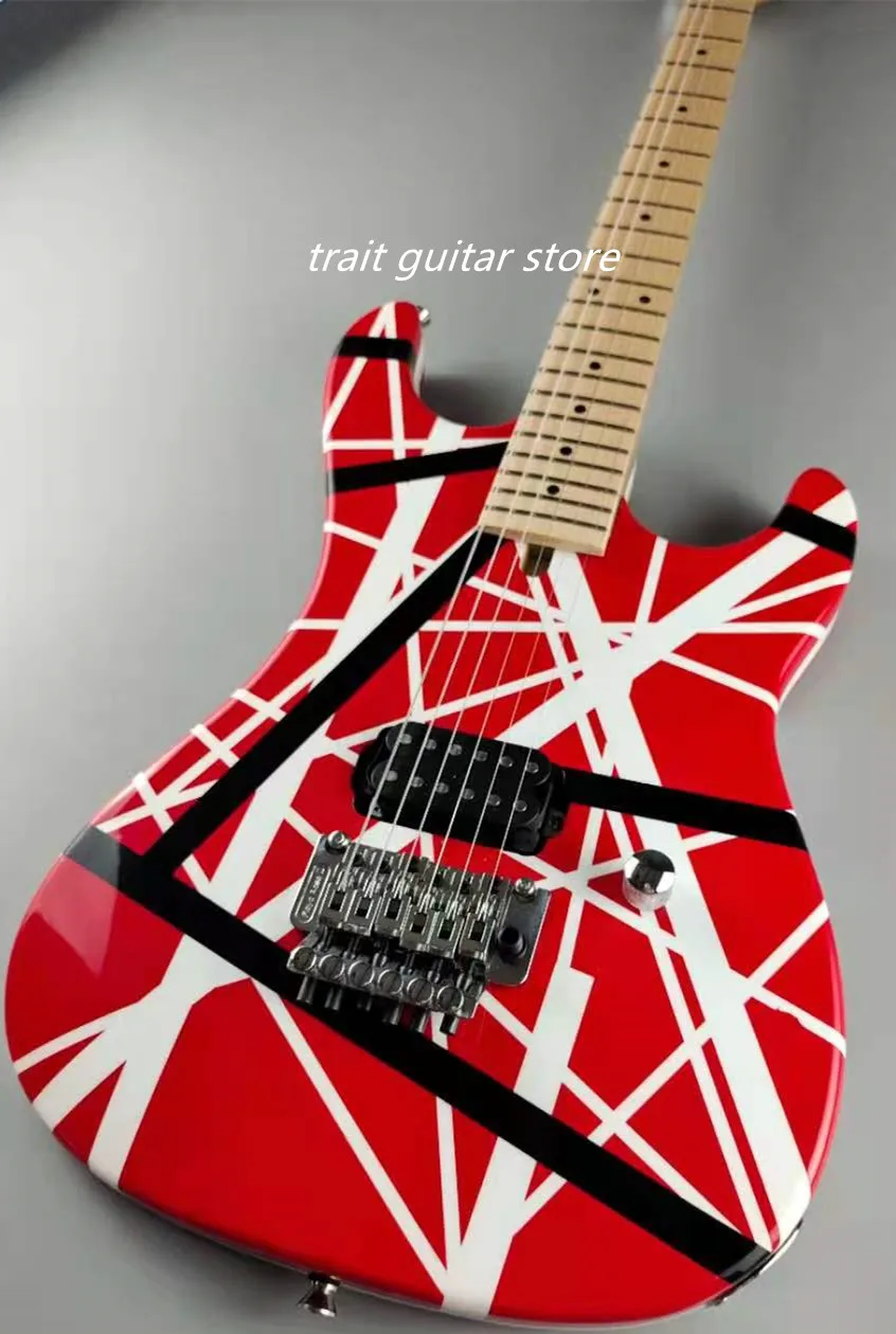 Индивидуальная электрическая гитара 5150 красная цвет может быть настроен логотип