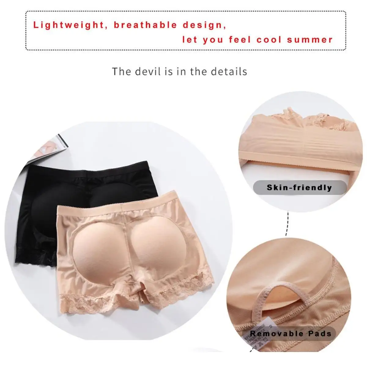 Joyshaper Women Butt Lifter Padded Panties Hip Enhancer Body Shaper Lace Shapewear Safety Panty Seamless Briefs Push Up Tights | Женская