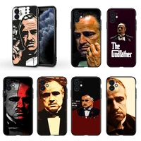 scarface godfather for apple iphone 13 12 11 mini xs xr x pro max se 2020 8 7 6 5 5s plus black silicone phone case