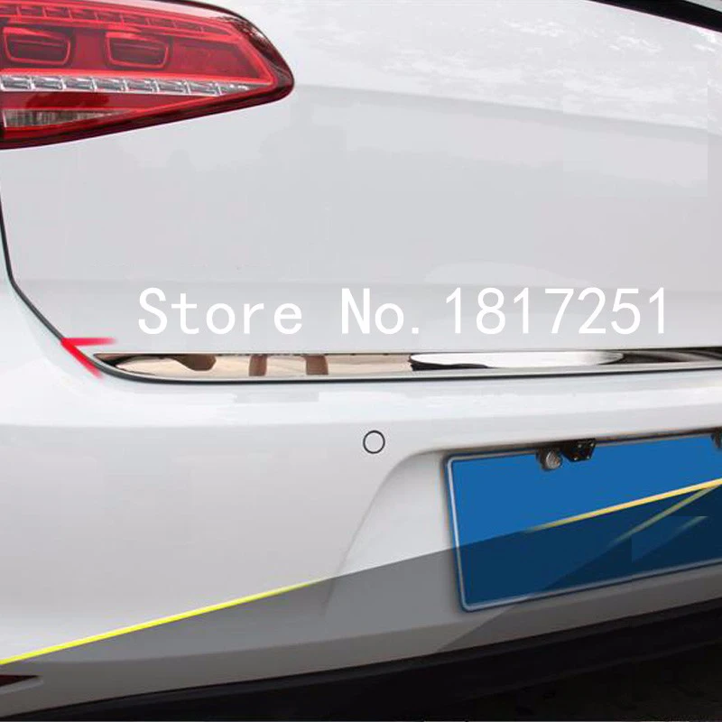 Дверная наклейка для VW Golf 6 MK6 Volkswagen отделка задней двери из нержавеющей стали