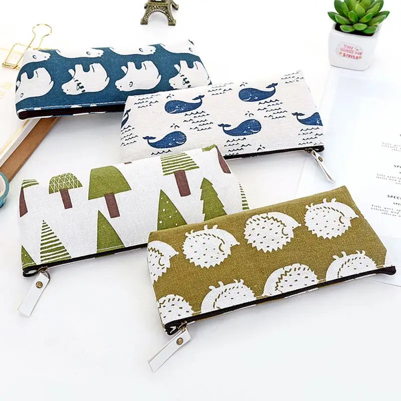 Милый чехол для карандашей учеников школьный девочек и мальчиков канцелярские