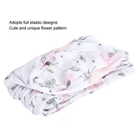 fashionable simple floral print baby toddler crib sheet bed sheet bedding coverfloral print 130 x 70baby