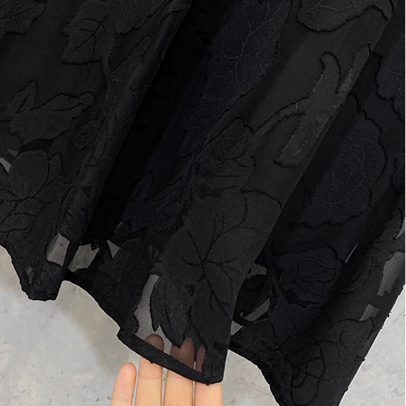 

Plus Size Women Vintage 90S Elegant Dress Square collar Puff Short Sleeve Back Spaghetti Dresses Summer 2021 French Sweet Cloth