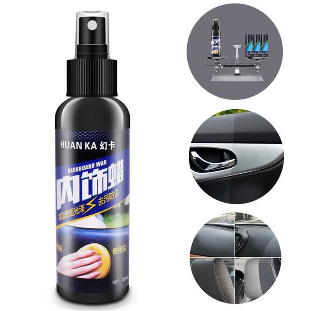 

1pcs 50ml Auto Car Interior Cleaning Tool Multifunction Waxing Tire-wheel Dedicated Refurbishing Agent Cleaner Car Accessories