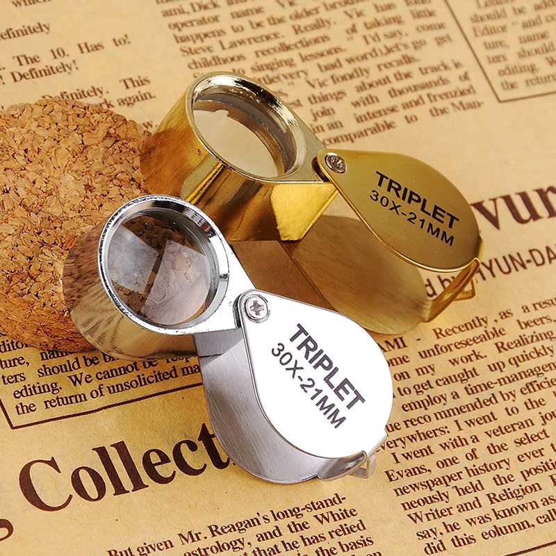 

30 Times Magnifying Glass, High Magnification, High-definition Mini Handheld Geological Jewellery Identification