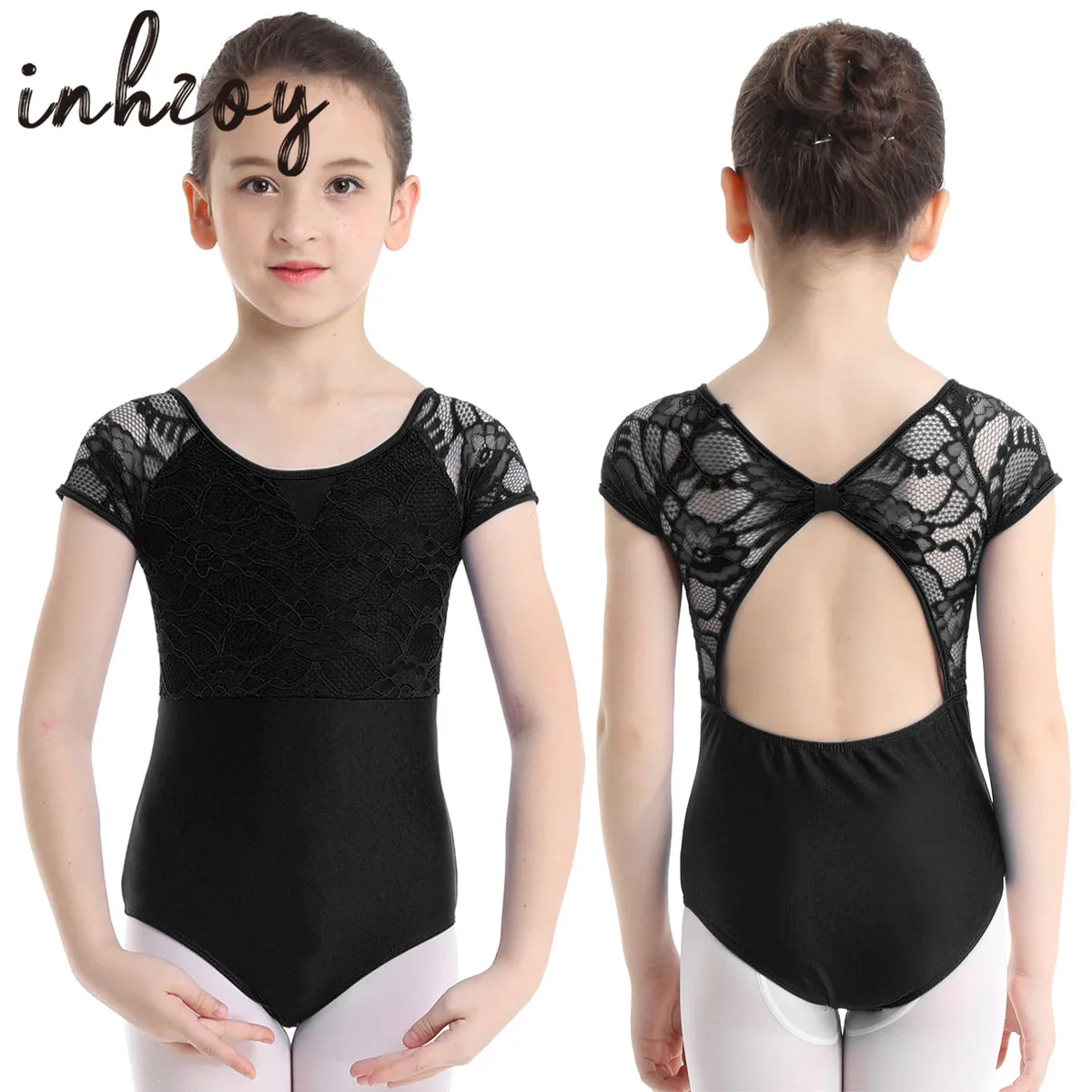 Трико для балерин гимнастики с вырезом на спине | Тематическая одежда и униформа