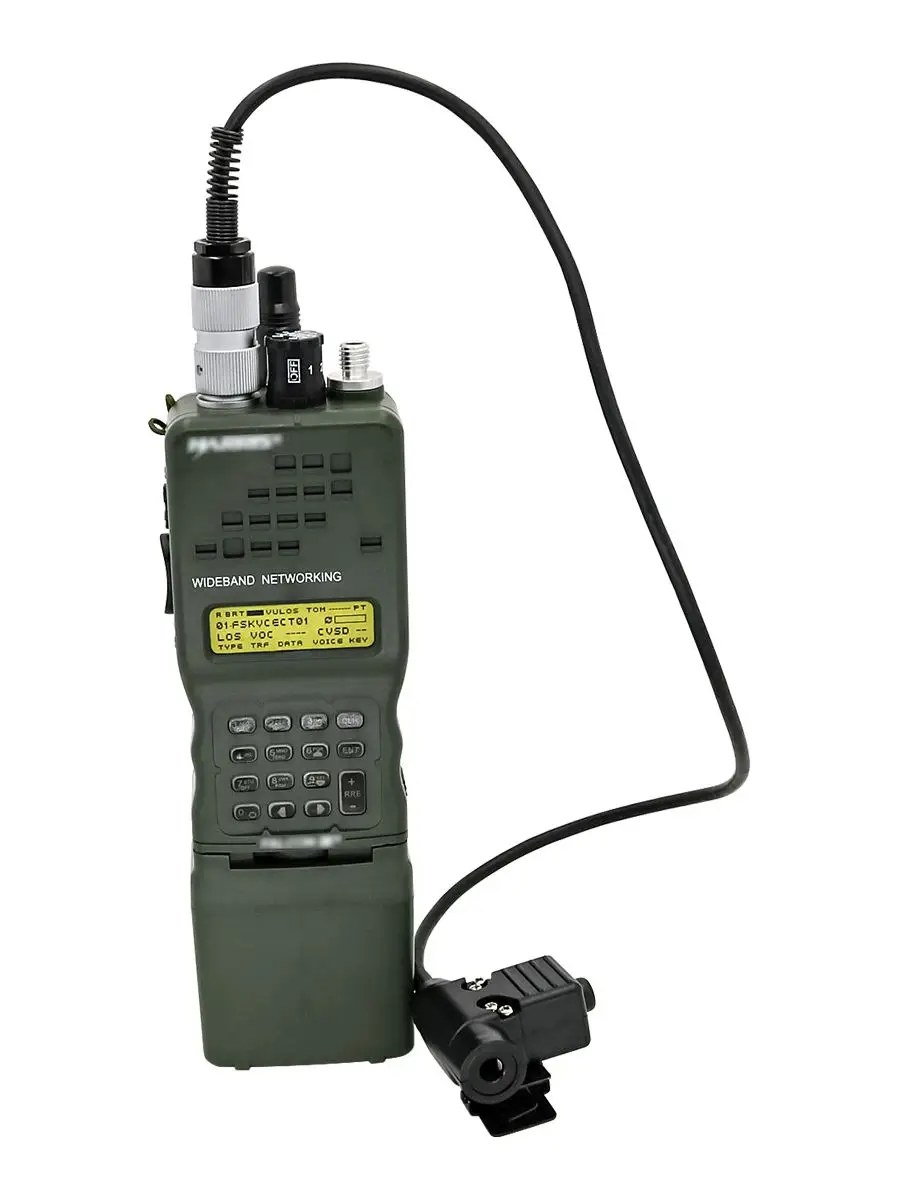 TAC-SKY AN / PRC-152 152a PRC-148 Military Tactical Headset Walkie-Talkie Simulation Model Intercom Accessories PTT 6 Pin U94PTT