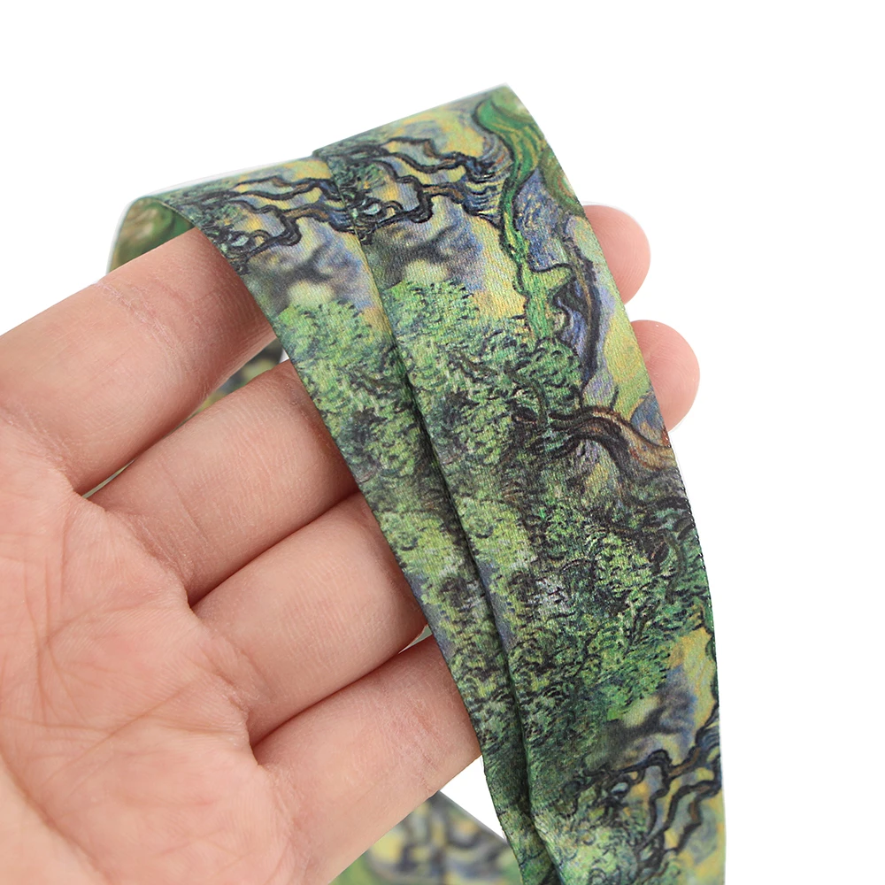 

LX425 Van Gogh Forest Lanyard Mobile Phone Long Neck Strap Fashionable And Durable Multifunctional Lanyard
