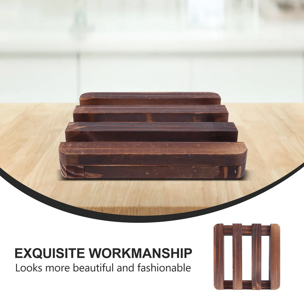 

1Pc Indoor Wood Plant Holding Rack Garden Display Plant Stand Shelf Home Decor