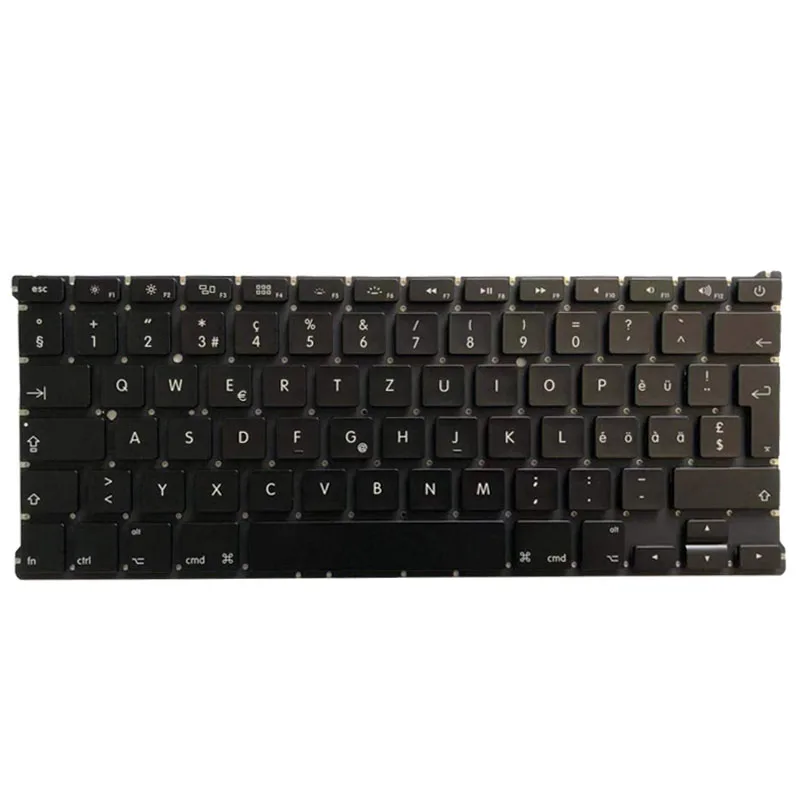 Новая швейцарская клавиатура для Macbook Air 13 &quotA1466 A1369 Клавиатура ноутбука MD231 MD232 MC503