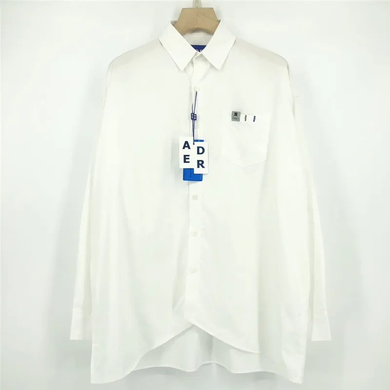 

White striped Shirt Adererror Shirts Men Women Best Quality Front Classic Logo Ader Error Shirts Long Sleeve Shirt For Men
