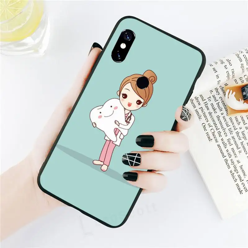 

Cute Wisdom Teeth Tooth Phone Case For Xiaomi Redmi note 7 8 9 t k30 max3 9 s 10 pro lite