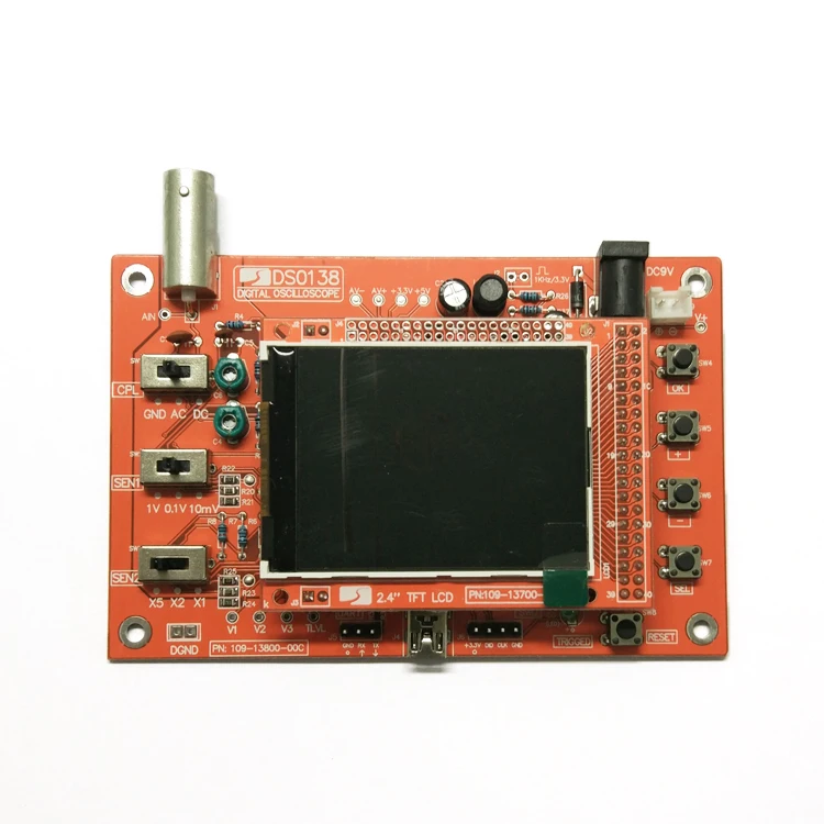 DSO138 осциллограф с открытым исходным кодом STM32 13802 цифровым дисплеем ручной