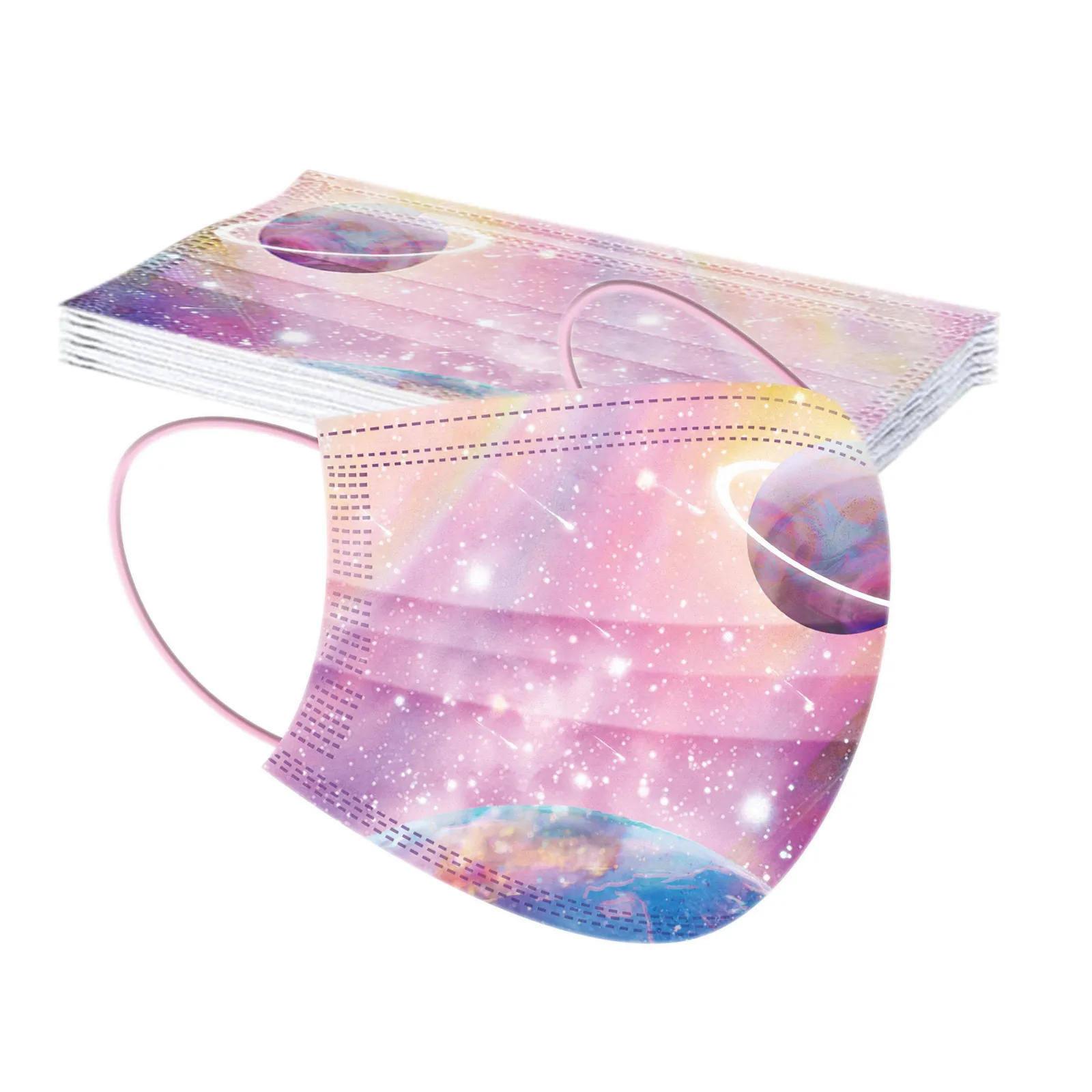 

10PC Child Kids Mask Disposable Face Mask Industrial 3Ply Ear Loop Mask for Kids Non-woven Masks Mascarillas Halloween Cosplay