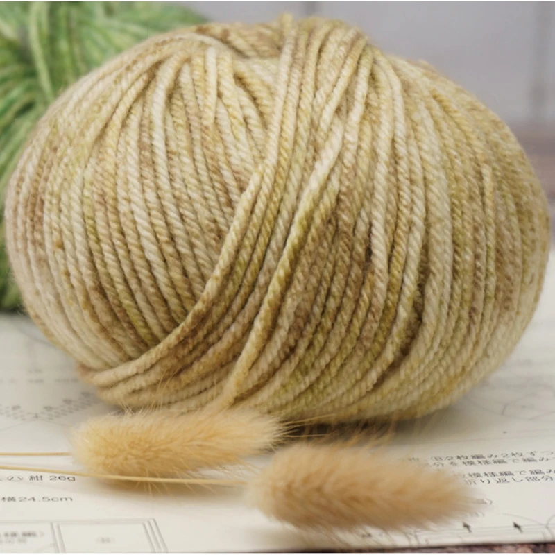 17 цветов Осень-зима цельная овечья шерсть ручная работа окрашенная распылением