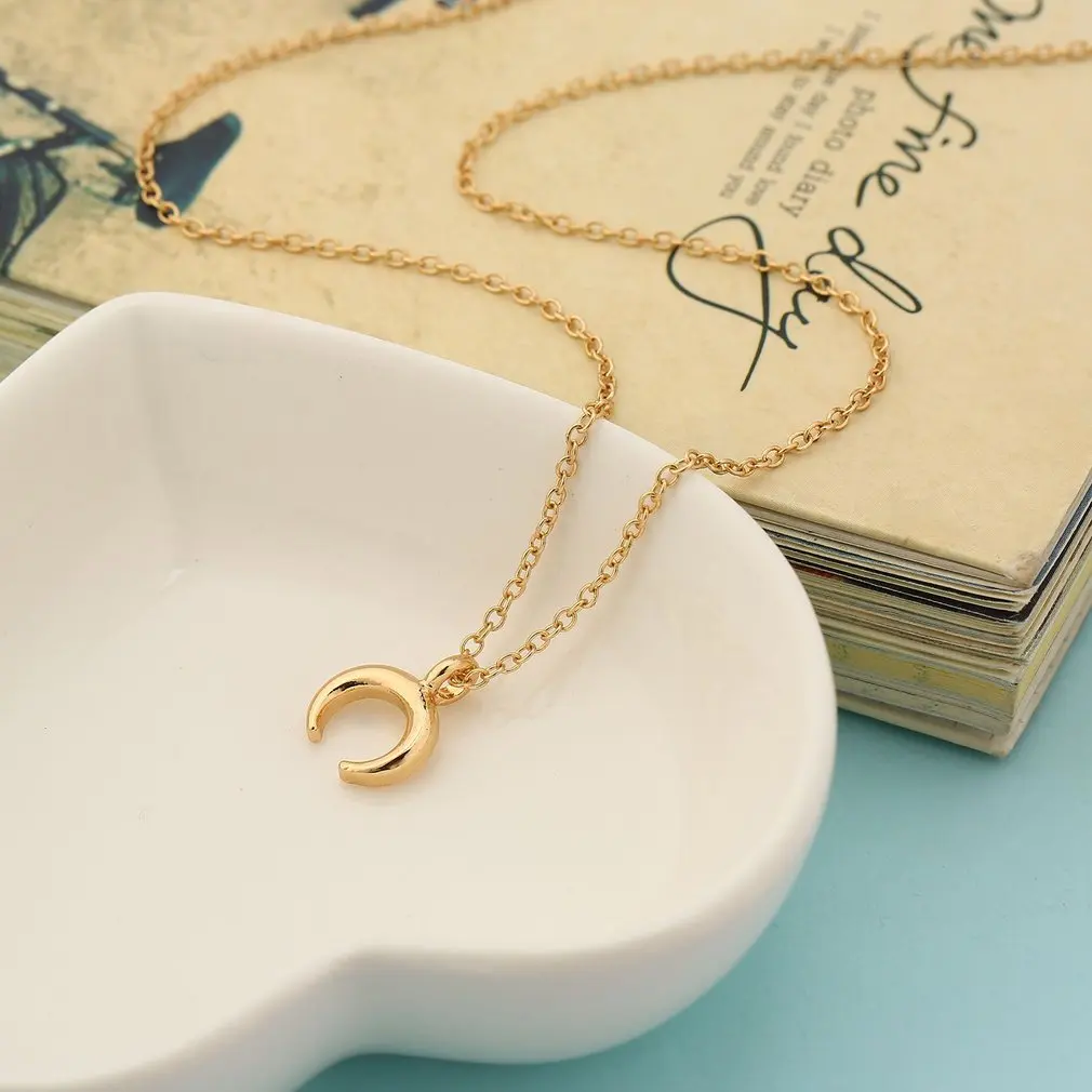 Бижутерия амулет рога в форме сплава подвеска области ключицы Короткое женское