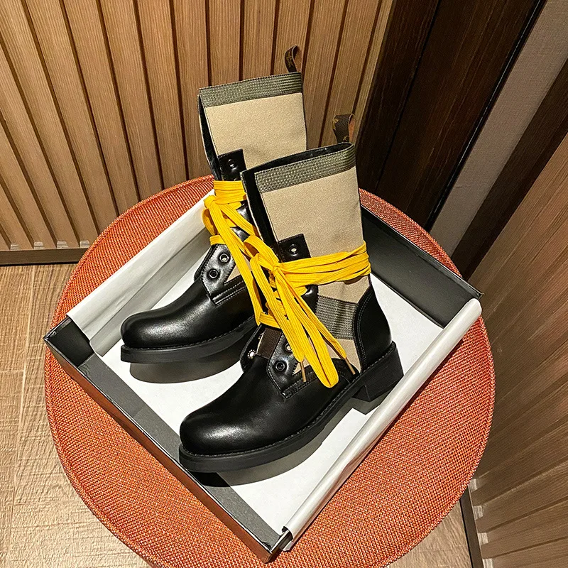 Теплые высокие ботинки в стиле интернет знаменитостей коллекция 2020 года на