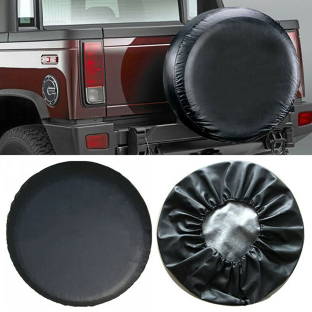 Durable Dustproof Wheel Carry Solid Case Spare Tire Cover Thickened Accessories Storage PVC Leather Universal Car Protective Bag |