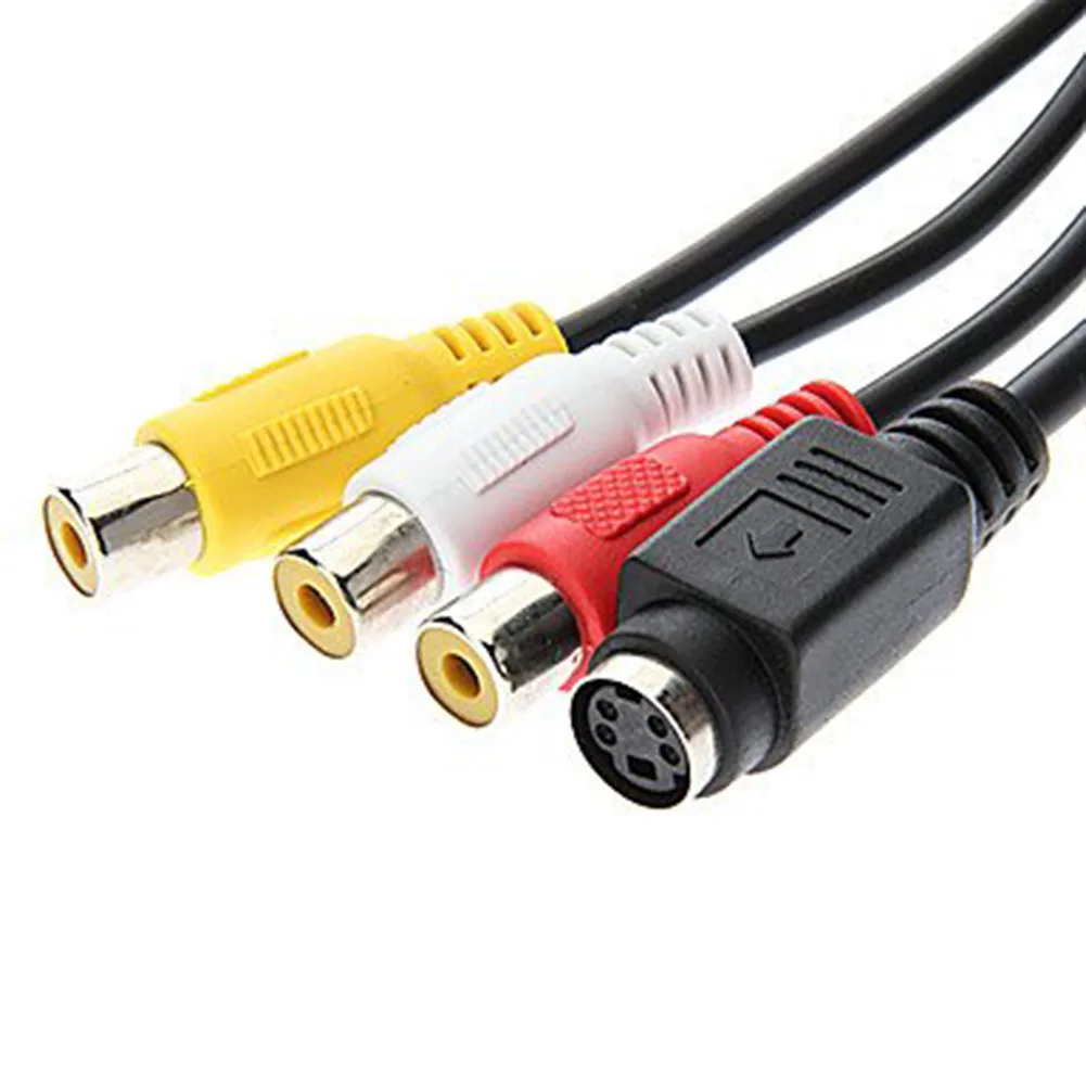 HD VGA SVGA к S-видео PC AV TV Out аксессуары 3 RCA прочный практичный композитный портативный