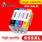 INKARENA 655XL Замена чернильных картриджей для HP 655 картридж для HP 655 Deskjet 4615 4625 3525 5525 6520 6525 6625 комплект принтера