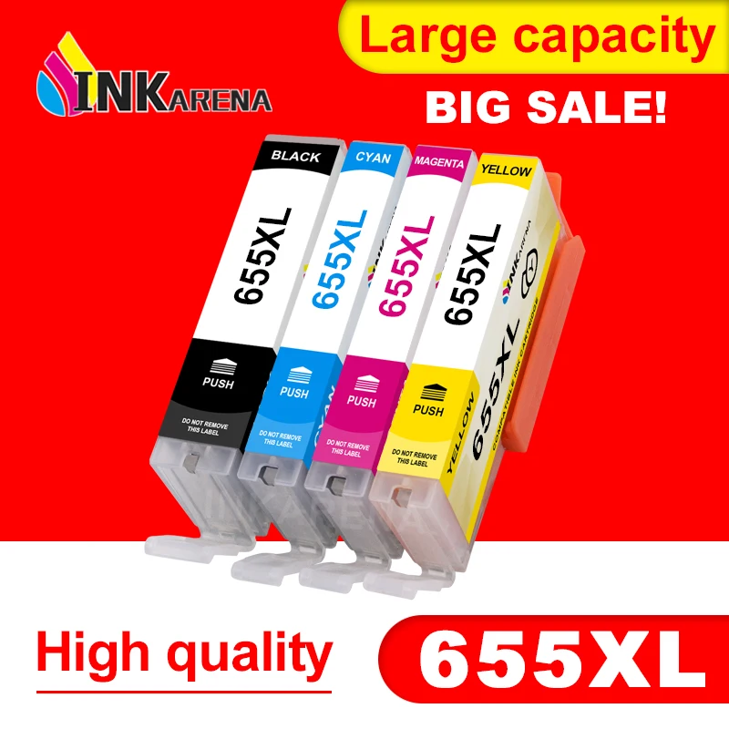 Картридж INKARENA 655XL замена чернильных картриджей для принтера HP 655 Deskjet 4615 4625 3525 5525