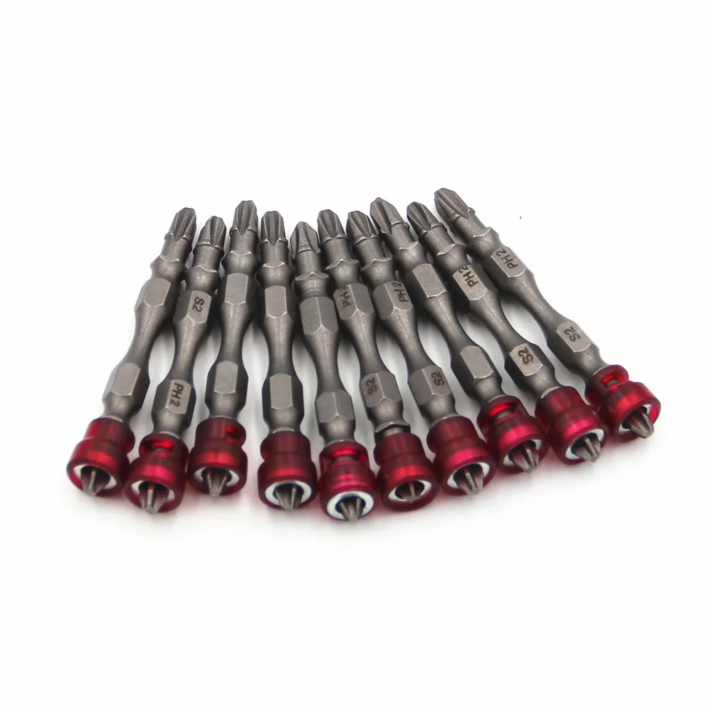 1 шт. отвертка с двойной головкой Магнитная нескользящая PH2/S2 поперечный винт