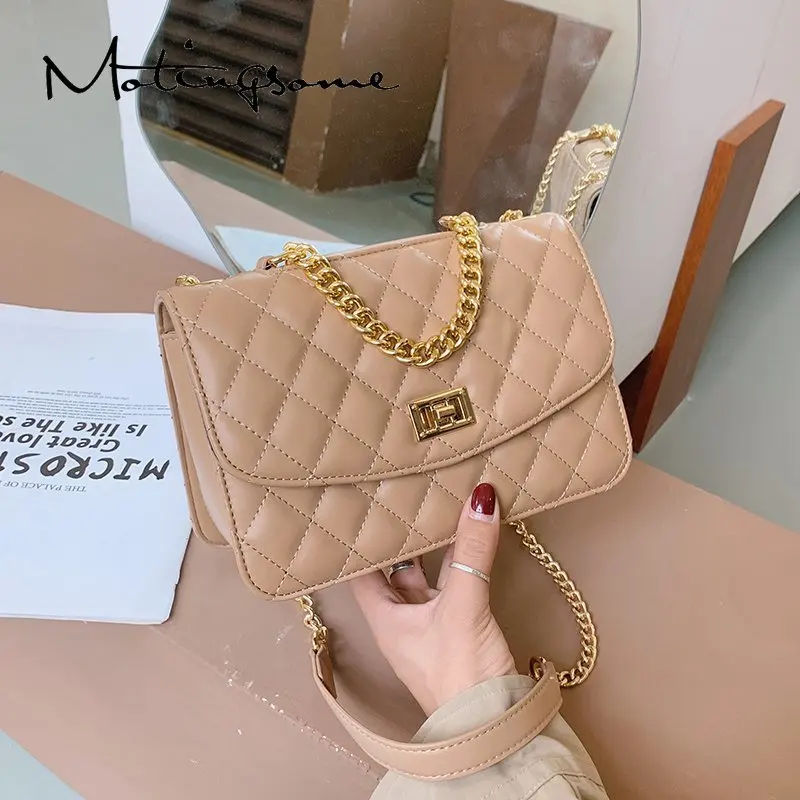 

2021 Luxury Brand Bag Women Shoulder Bags Diamond Lattice Chains Small Square Handbag Chic Female Crossbody Women Bag Designer