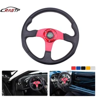rastp universal 340mm car steering wheel racing pu steering wheel type high quality jdm style rs stw017 tp