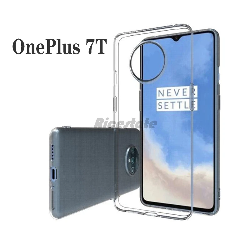 OnePlus 7T задний Чехол OnePlus7T 1 + 7t прозрачный мягкий ТПУ Dropproof противоударный чехол для