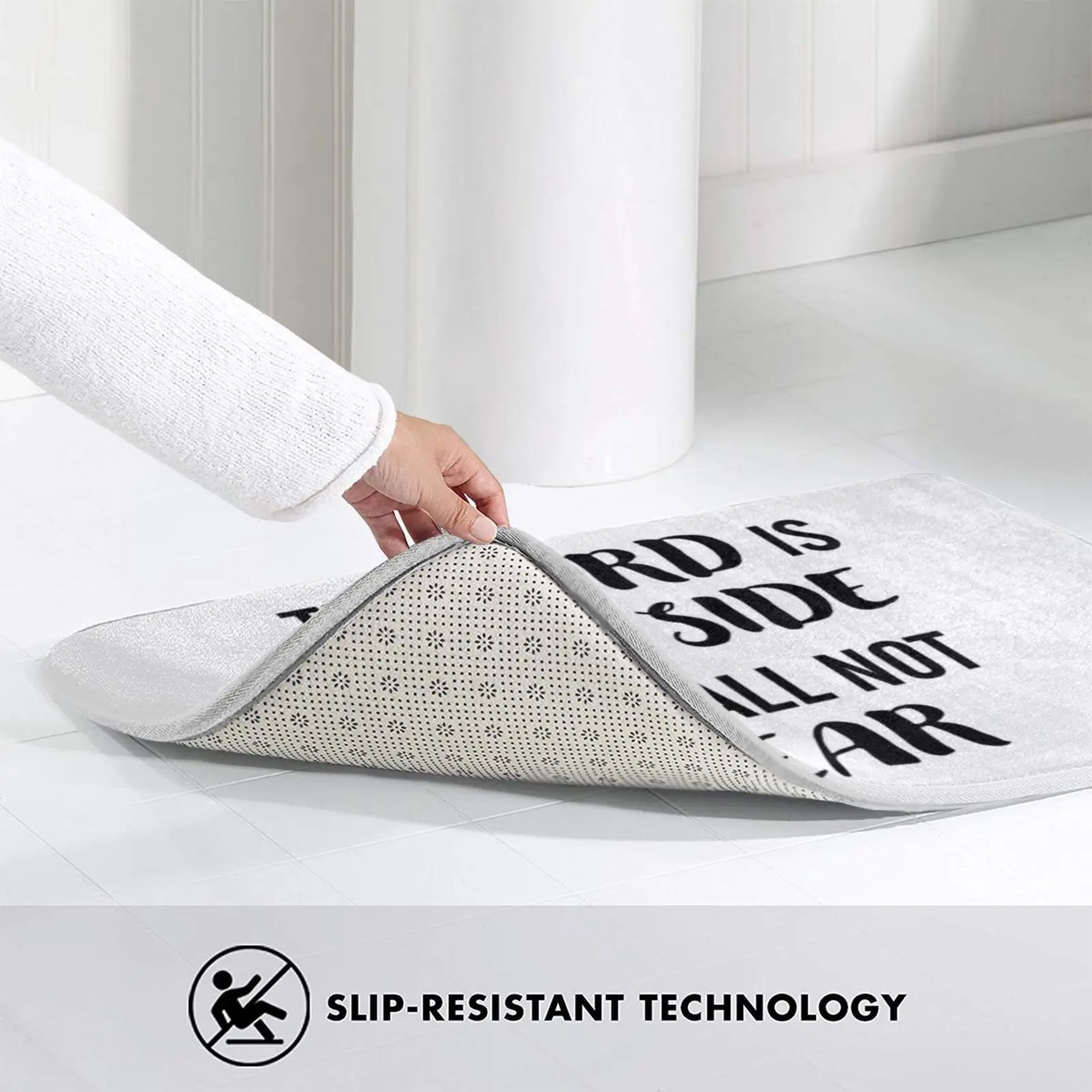 Коврик не боится мягкий нескользящий коврик с текстами из Библии - купить по