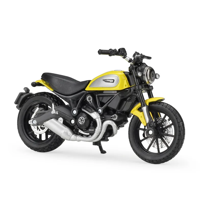 

1:18 Ducati Scramble Motorcycle Simulation Alloy Model with Base Collection Ornaments Motorbike Toys for Boys Birthday Gifts