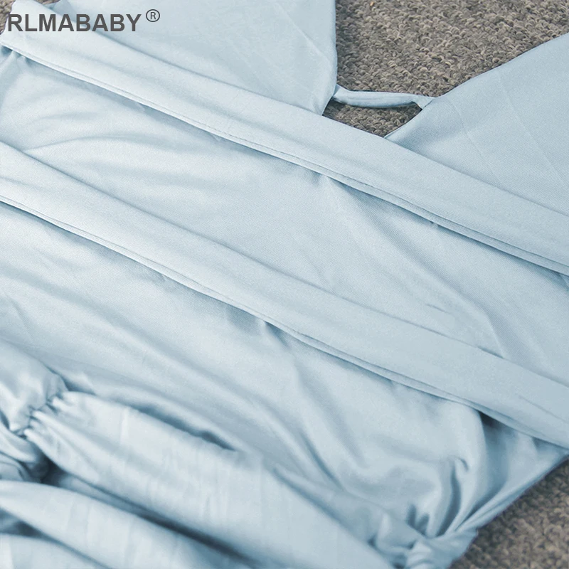 

RLMABABY Summer Backless Bandage Mini Dress Deep V Neck Sleeveless Bodycon Dress Women Vestidos Hollow Out Pleated Sexy Dress